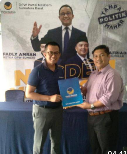 Erwin Yunaz Diklaim menerima Mandat