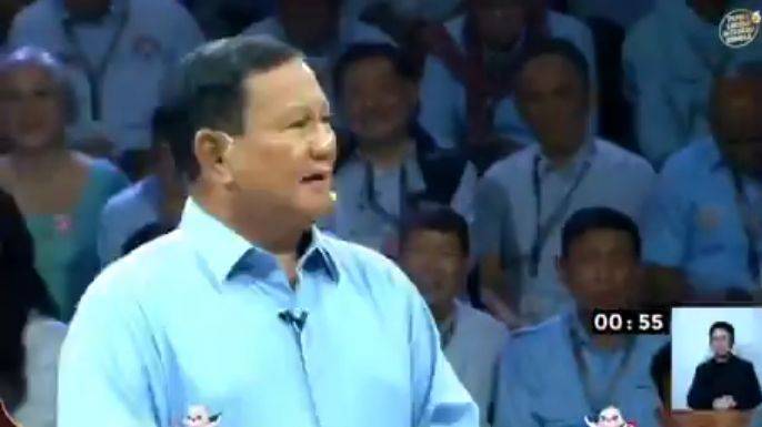 debat panas Prabowo vs Anies di KPU