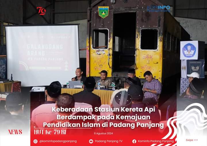 Diskusi dampak adanya transportasi kereta api di padang panjang