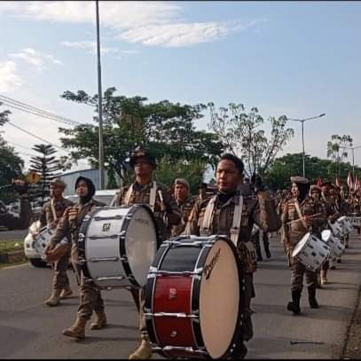 Satpol PP Padang ikut ambil bagian dalam pawai Taaruf