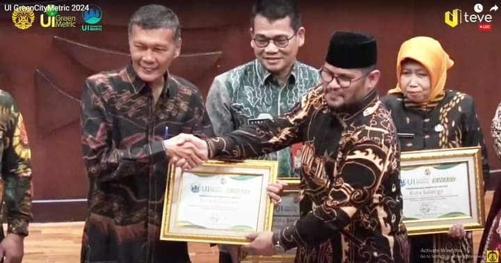 Kota Pariaman kembalai mendapatkan penghargaan tingkat nasional