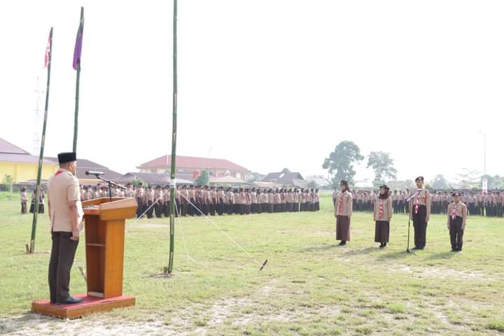 FB_IMG_1723628969743 Peringati hari pramuka kwarcab kota pariaman gelar upacara