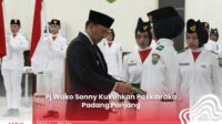 Paskibraka padang panjang dikukuhkan pj wako
