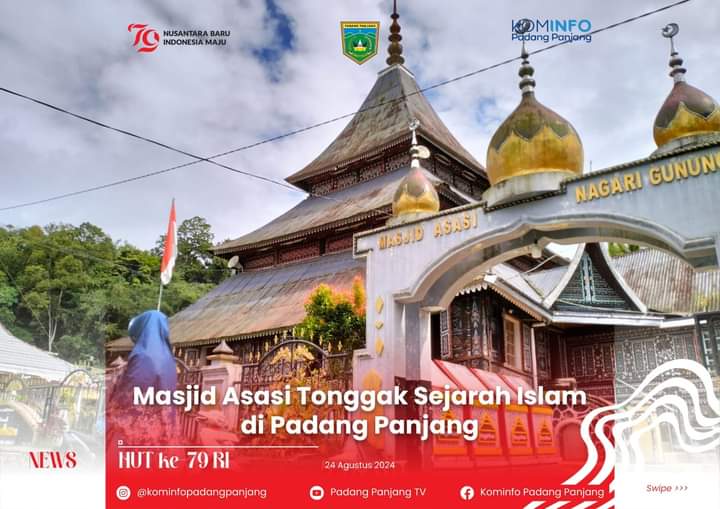 Mesjid yang penih sejarah tentang peradaban islam di minangkabau