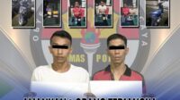 Dua terduga jaringan narkoba ditangkap polisi