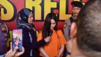 Marisa Putri pengemudi Maut saat konfrensi pers