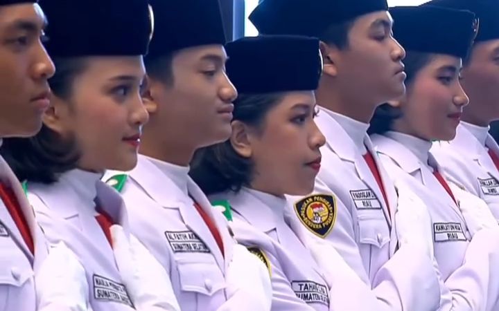 Screenshot_20240814-182103 Pengukuhan delegasi paskibraka nasional
