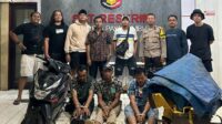 Tiga pelaku pencuri mesin bajak ditangkap polisi