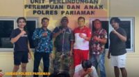 Mantan anggota dewan dan seorang pria diamankan di Mapolres Pariaman
