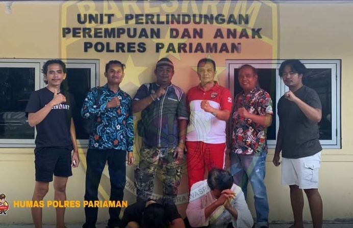 Mantan anggota dewan dan seorang pria diamankan di Mapolres Pariaman